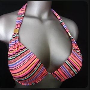 Victorias Secret Striped Hottie Push Up Bikini Top